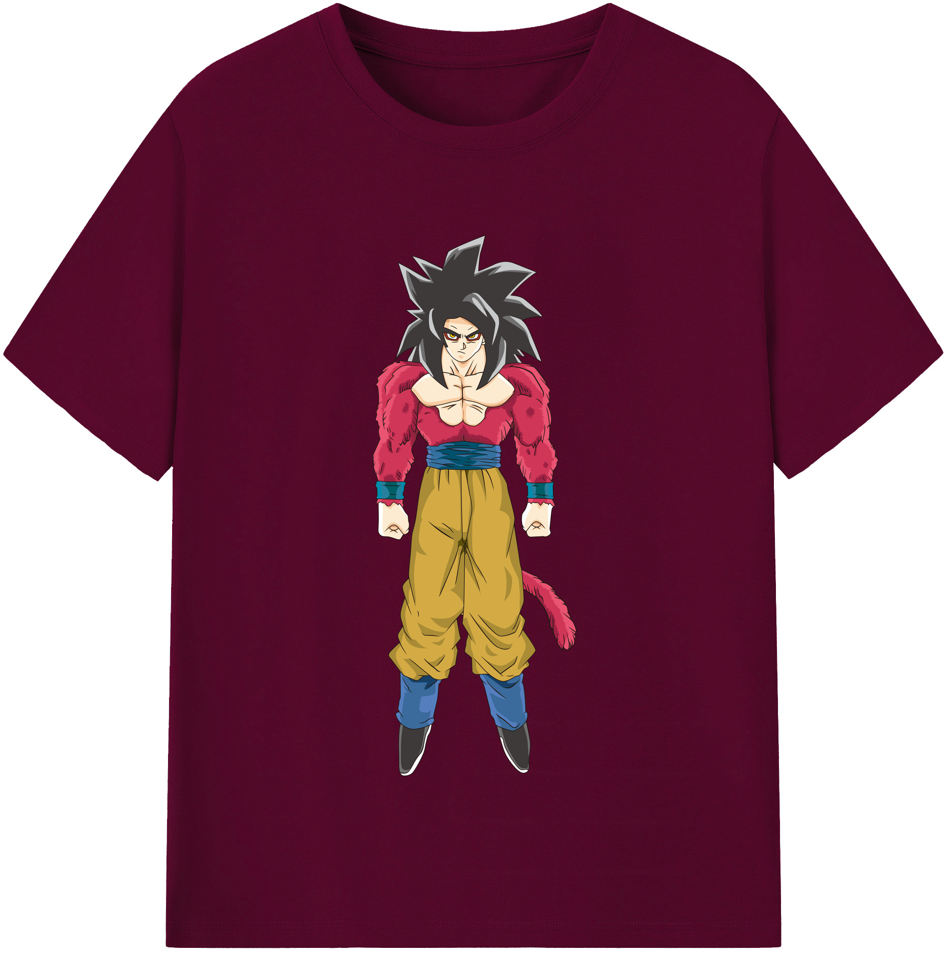 （画像用） ドラゴンボール 孫悟空（そん ごくう）Son Goku カカロット DRAGON BALL Kakarotto レディースカジュアルプリントTシャツ（綿100％）